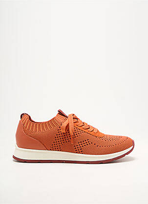Baskets bout rond talon plat jusqu'à 3cm orange DAMART femme
