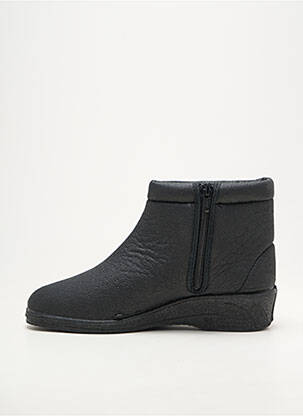 Bottines/boots fourrée talon de 4 à 6cm noir EMANUELA femme