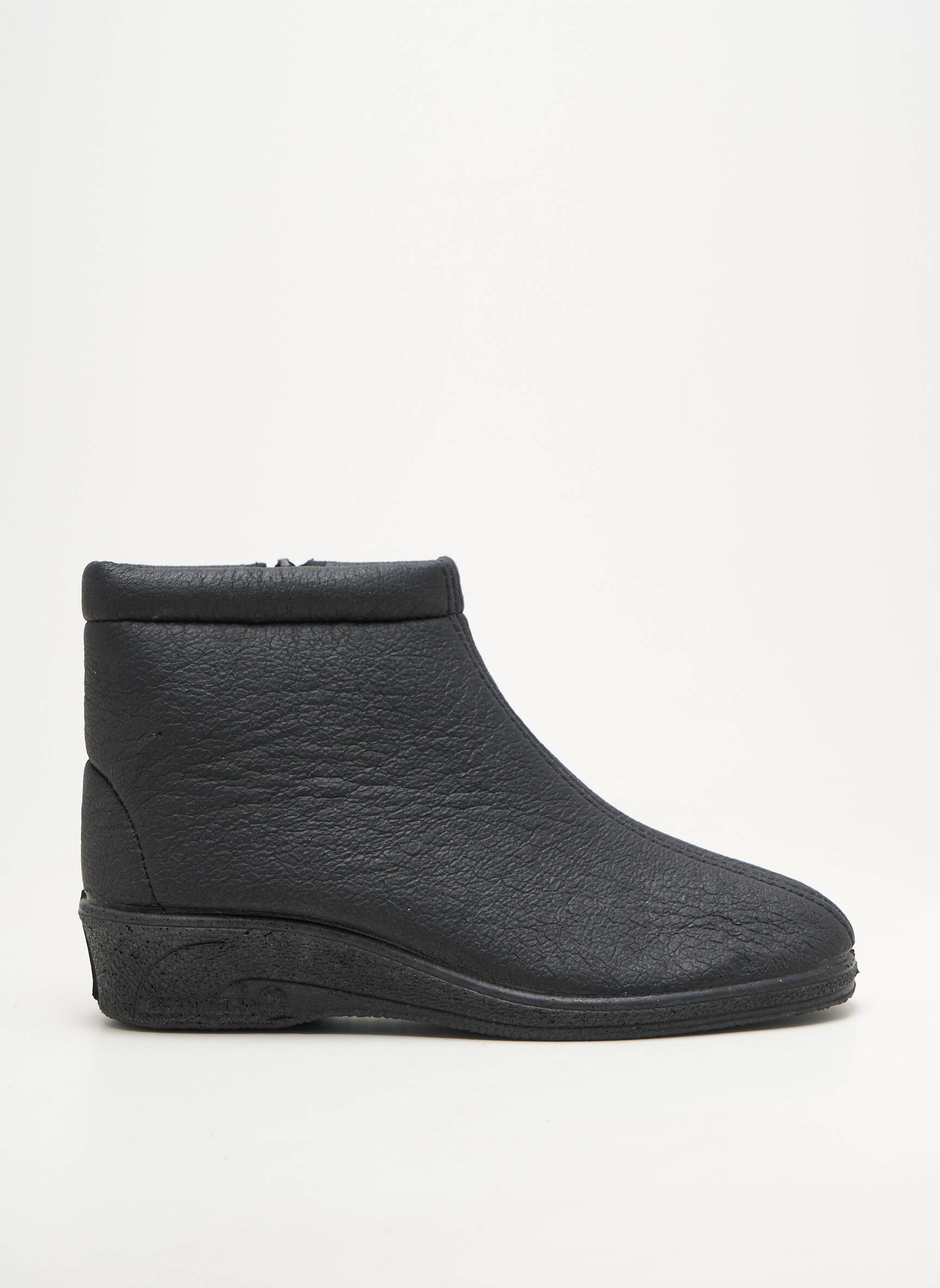 Bottines/boots fourrée talon de 4 à 6cm noir EMANUELA femme
