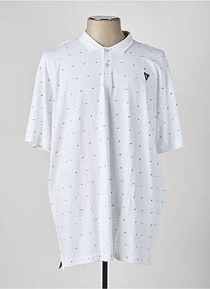 Polo coupe droite manches courtes blanc CAMBERABERO homme