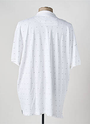Polo coupe droite manches courtes blanc CAMBERABERO homme