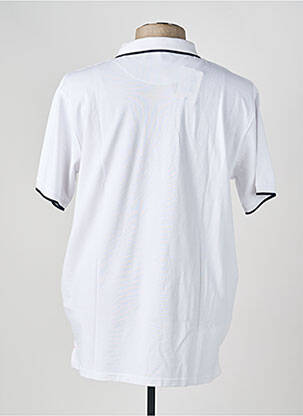 Polo coupe droite manches courtes blanc CAMBERABERO homme
