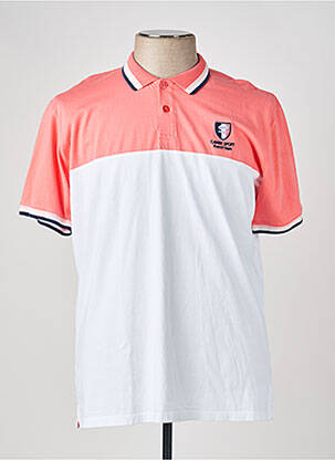 Polo coupe droite manches courtes orange CAMBERABERO homme