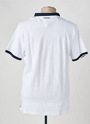 Polo coupe droite manches courtes blanc CAMBERABERO homme