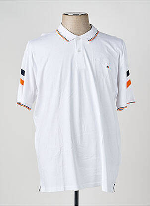 Polo coupe droite manches courtes blanc CAMBERABERO homme