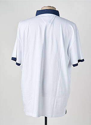 Polo coupe droite manches courtes blanc CAMBERABERO homme