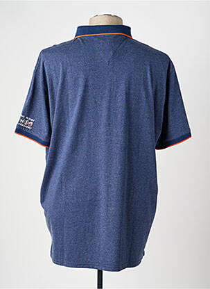Polo coupe droite manches courtes bleu CAMBERABERO homme