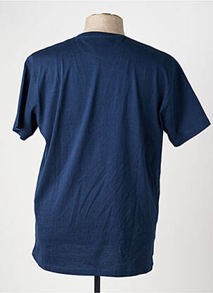 T-shirt coupe droite manches courtes bleu CAMBERABERO homme
