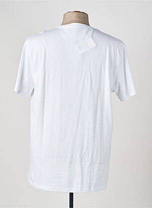 T-shirt broderie manches courtes blanc CAMBERABERO homme