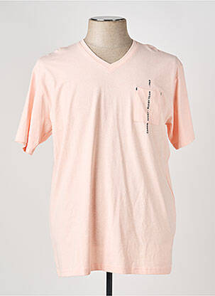 T-shirt coupe cintrée manches courtes rose CAMBERABERO homme