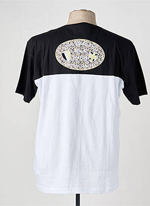 T-shirt broderie manches courtes noir CAMBERABERO homme
