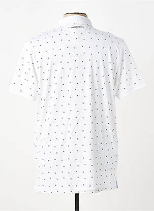 Polo coupe droite manches courtes blanc CAMBERABERO homme