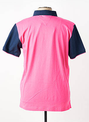 Polo coupe droite manches courtes rose CAMBERABERO homme