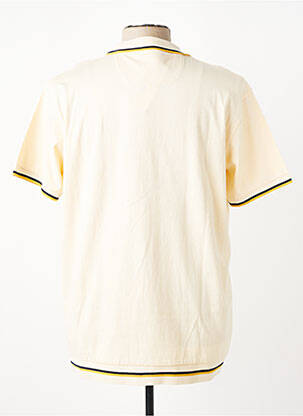 Polo coupe droite manches courtes jaune CAMBERABERO homme