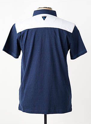 Polo coupe droite manches courtes bleu CAMBERABERO homme