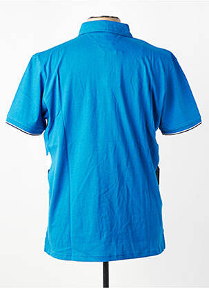 Polo coupe droite manches courtes bleu CAMBERABERO homme