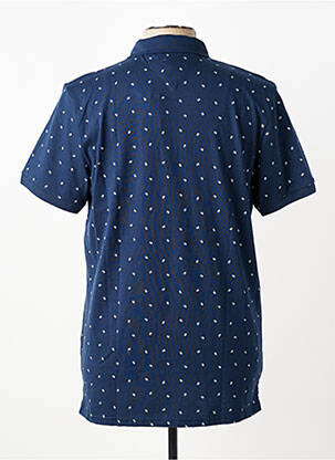 Polo coupe droite manches courtes bleu CAMBERABERO homme