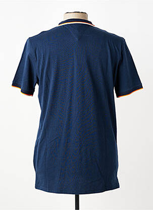 Polo coupe droite manches courtes bleu CAMBERABERO homme