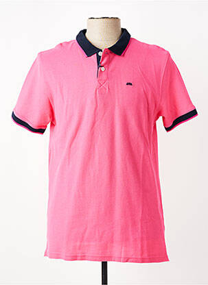 Polo coupe droite manches courtes rose CAMBERABERO homme