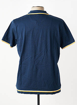 Polo coupe droite manches courtes bleu CAMBERABERO homme
