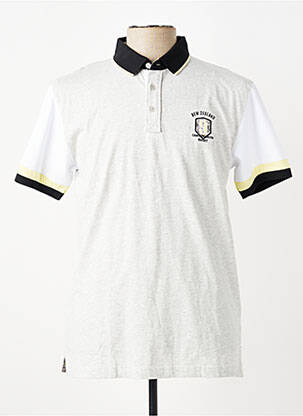 Polo coupe droite manches courtes gris CAMBERABERO homme