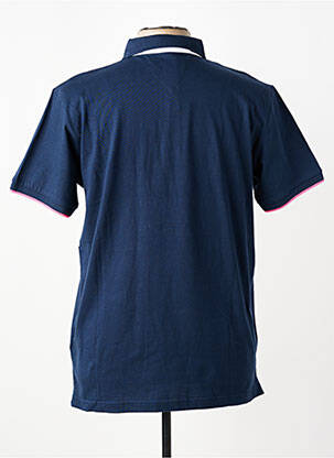 Polo coupe droite manches courtes bleu CAMBERABERO homme