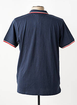 Polo coupe droite manches courtes bleu CAMBERABERO homme