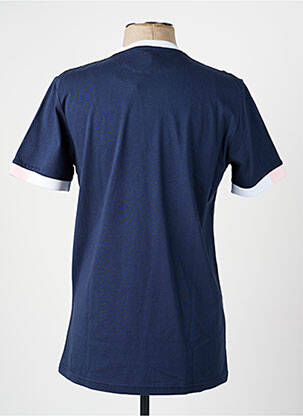 T-shirt broderie manches courtes bleu CAMBERABERO homme