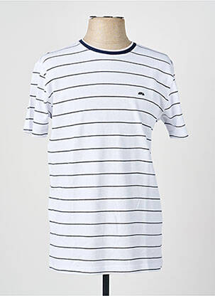 T-shirt coupe droite manches courtes blanc CAMBERABERO homme
