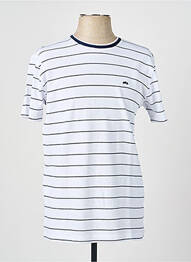 T-shirt coupe droite manches courtes blanc CAMBERABERO homme