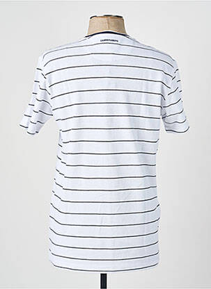 T-shirt coupe droite manches courtes blanc CAMBERABERO homme