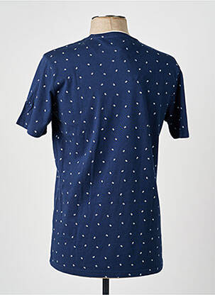 T-shirt coupe cintrée manches courtes bleu CAMBERABERO homme