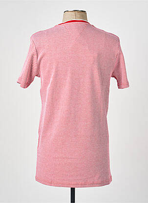 T-shirt coupe droite manches courtes rouge CAMBERABERO homme
