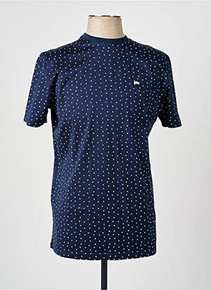 T-shirt coupe cintrée manches courtes bleu CAMBERABERO homme