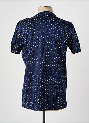 T-shirt coupe cintrée manches courtes bleu CAMBERABERO homme