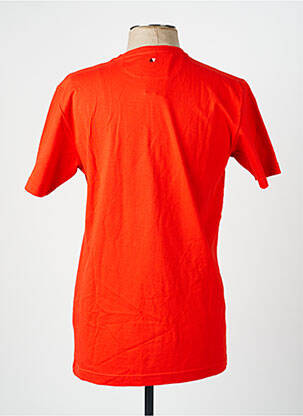 T-shirt broderie manches courtes rouge CAMBERABERO homme