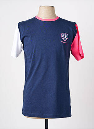 T-shirt coupe cintrée manches courtes bleu CAMBERABERO homme