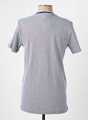 T-shirt coupe droite manches courtes bleu CAMBERABERO homme