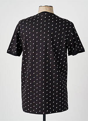 T-shirt coupe droite manches courtes noir CAMBERABERO homme