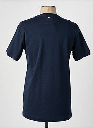T-shirt coupe droite manches courtes bleu CAMBERABERO homme