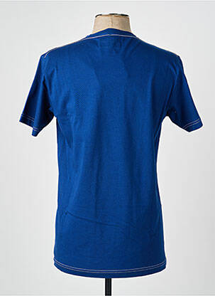 T-shirt stretch manches courtes bleu CAMBERABERO homme