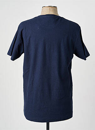 T-shirt coupe droite manches courtes bleu CAMBERABERO homme