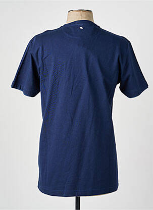 T-shirt coupe droite manches courtes bleu CAMBERABERO homme