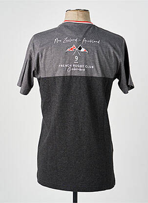 T-shirt stretch manches courtes gris CAMBERABERO homme