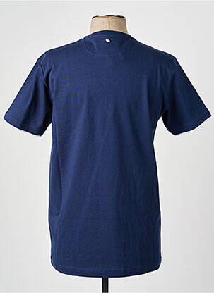 T-shirt coupe droite manches courtes bleu CAMBERABERO homme