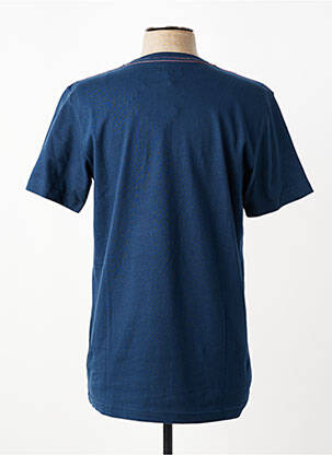 T-shirt stretch manches courtes bleu CAMBERABERO homme