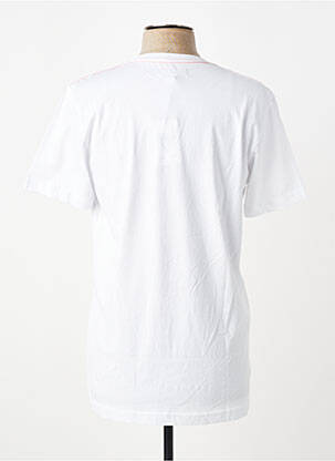 T-shirt stretch manches courtes blanc CAMBERABERO homme