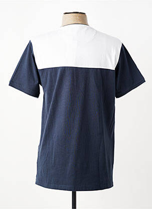T-shirt broderie manches courtes bleu CAMBERABERO homme