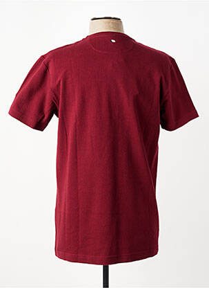 T-shirt stretch manches courtes rouge CAMBERABERO homme