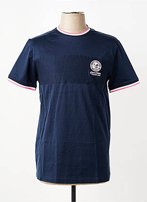 T-shirt stretch manches courtes bleu CAMBERABERO homme
